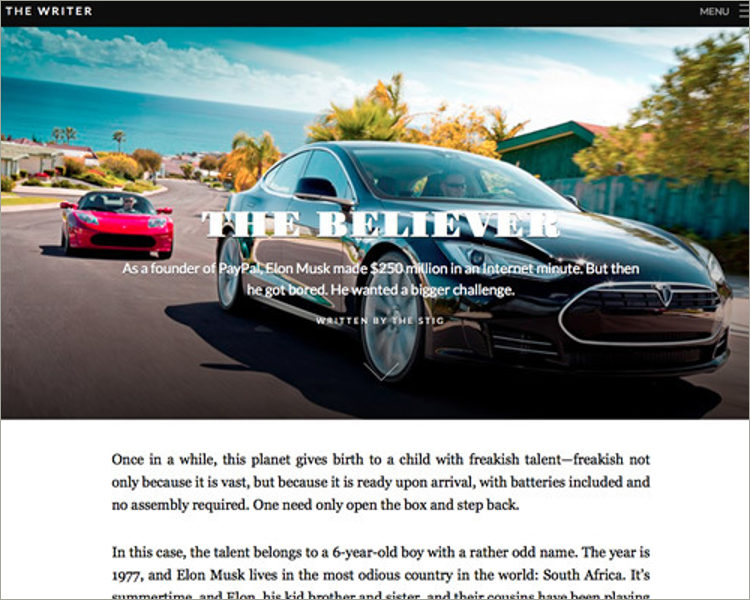 Premium WordPress Blogging Theme