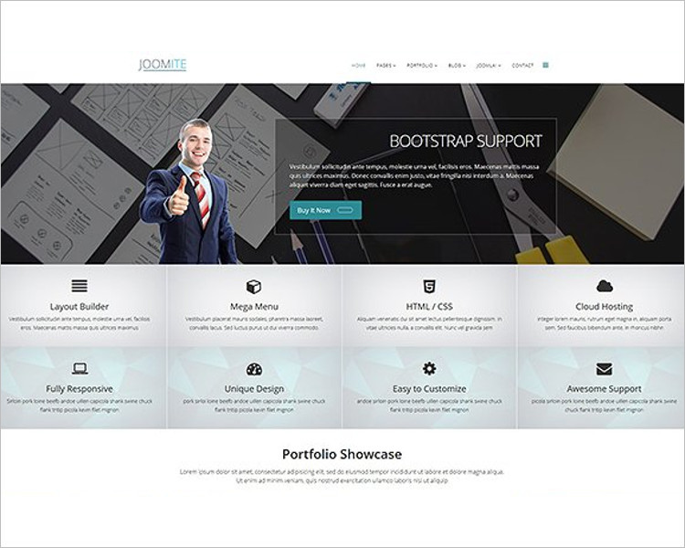 Responsive Poltical candidate Joomla Template