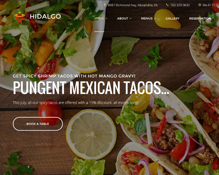 Restaurant Selling WordPress Theme
