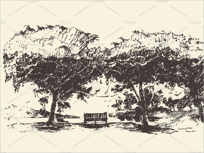 Romantic Illustration Drawing