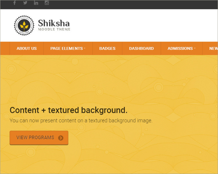 Shiksha - Responsive Moodle Theme