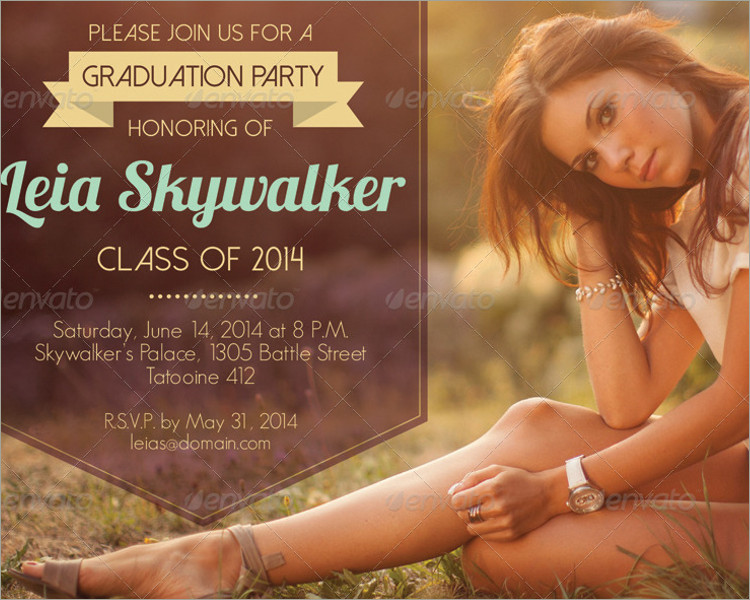 Simple Graduation Party Invitation