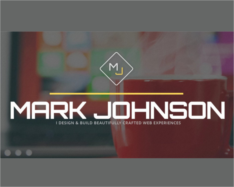 Single Page Web Designer Website Template