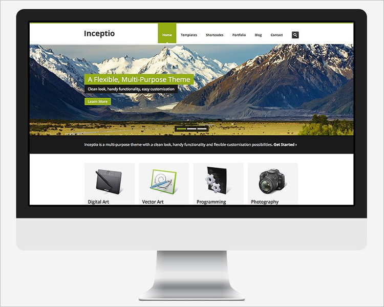 Single Page Website Free Template
