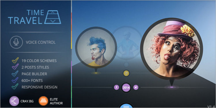 Timeline WordPress Templates