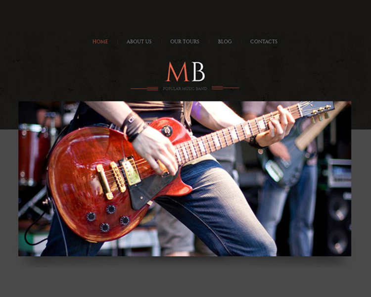 WordPress Music Gallery Template