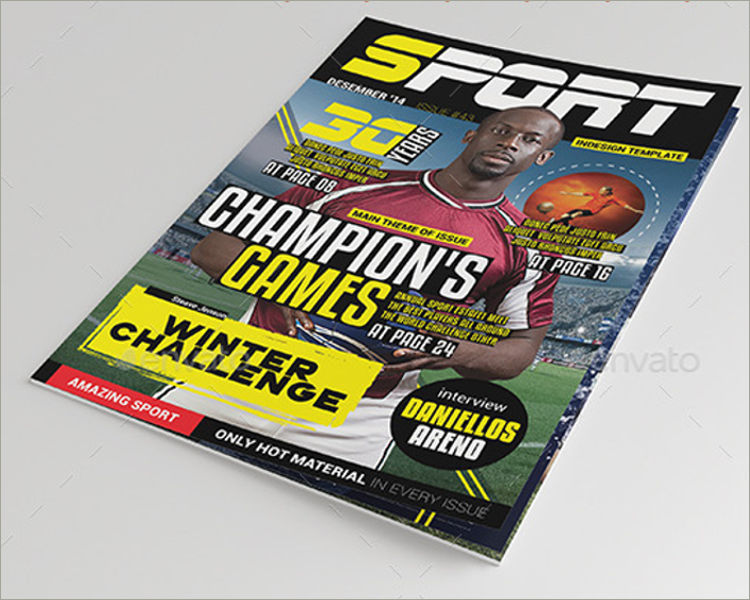 games magazine template