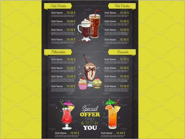menu brochure design 10