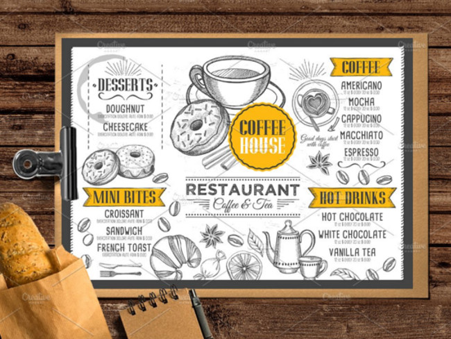 menu brochure design 12