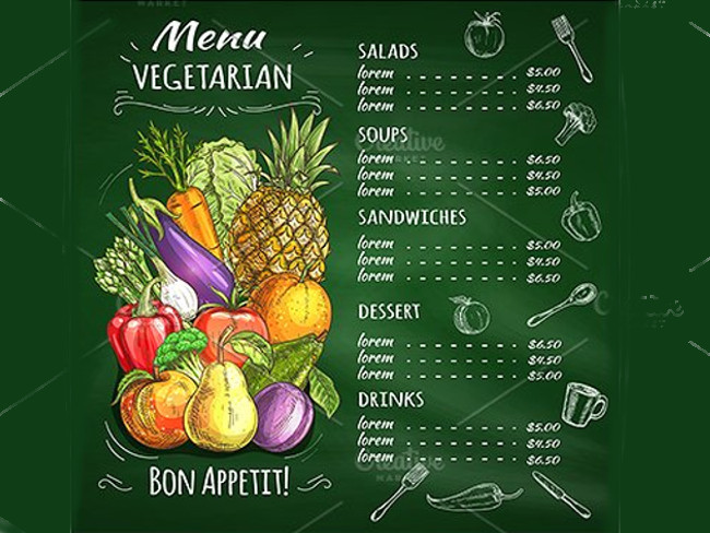 menu brochure design 13