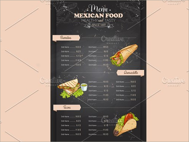 menu brochure design 14