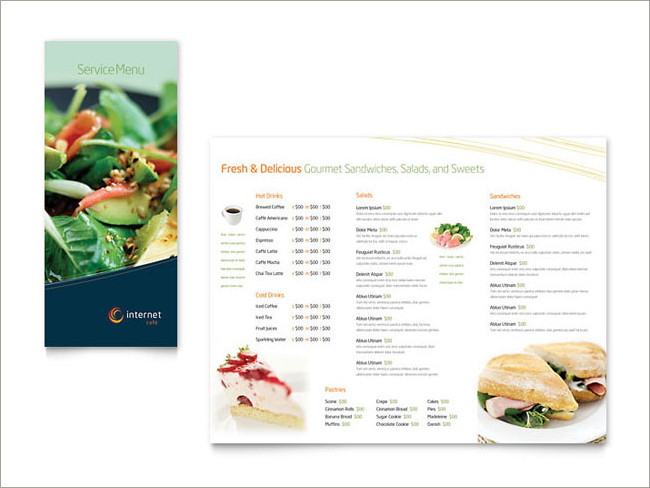 menu brochure design 24