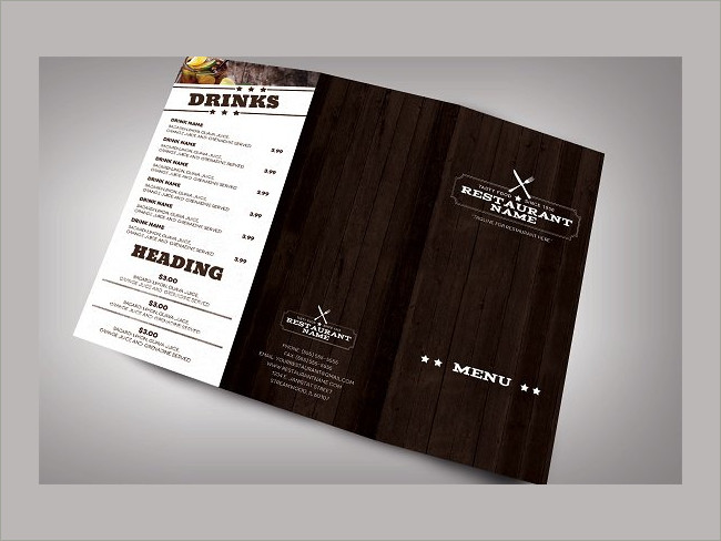 menu brochure design 4