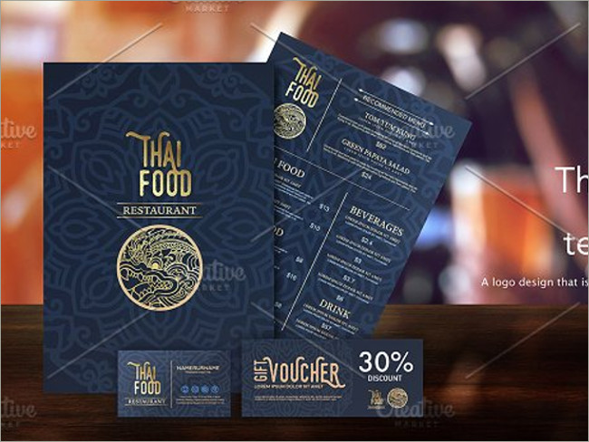 menu brochure design 9