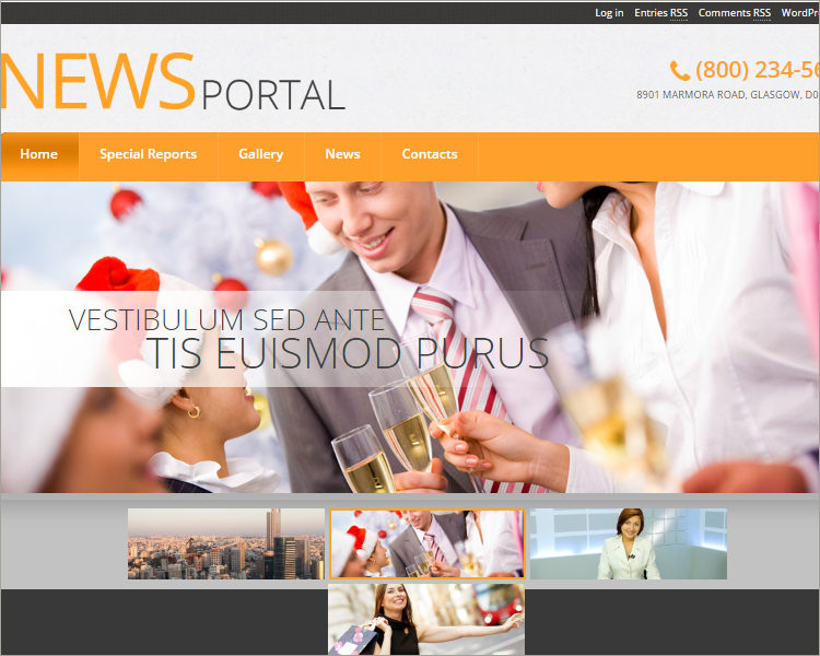 news portal word press theme
