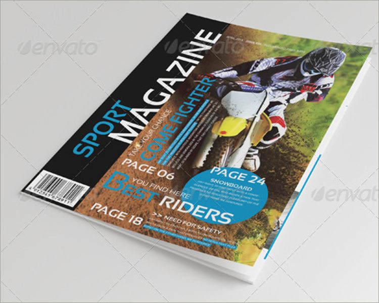 riders magazine template