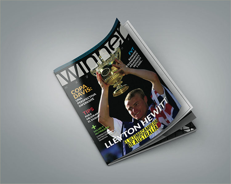 sample sports magazine template
