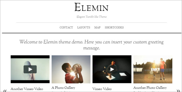 Author Gallery WordPress Template