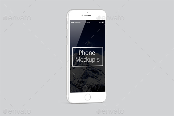 Branded iPhone Mockup Design