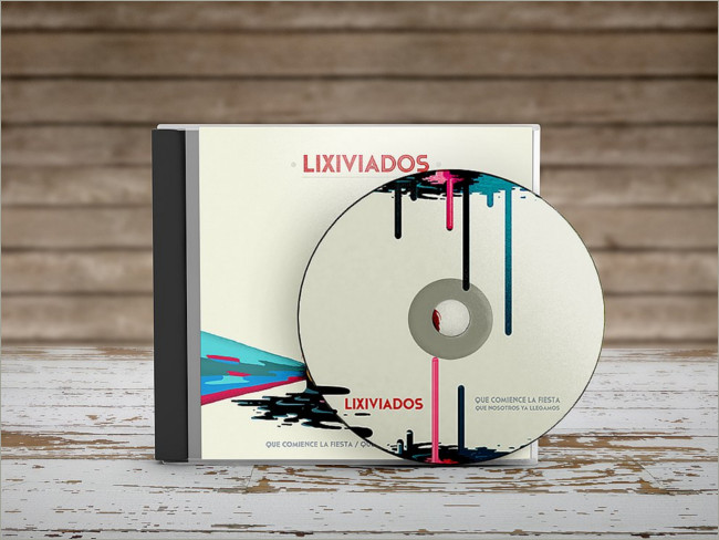 CD-DVD Disk & Cover Mockups