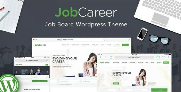 Carrer WordPress Platform template