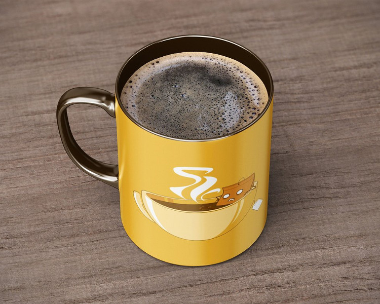 Ceramic Coffee Mug Mock-Up