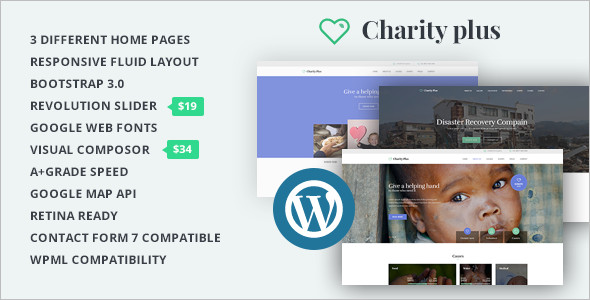 Charity WordPress PlatForm Template