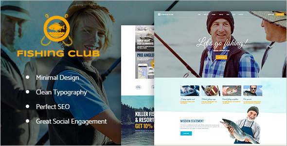 Club WordPress Platform template