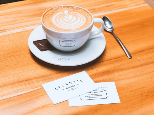 Coffee Bar Cup Mockup Design