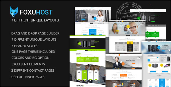 Company Hosting WordPress Template