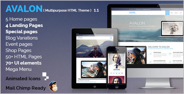 Creative HTML Grid Layout Template