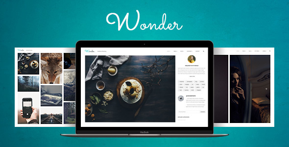 Creative Photo Blog WordPress Template