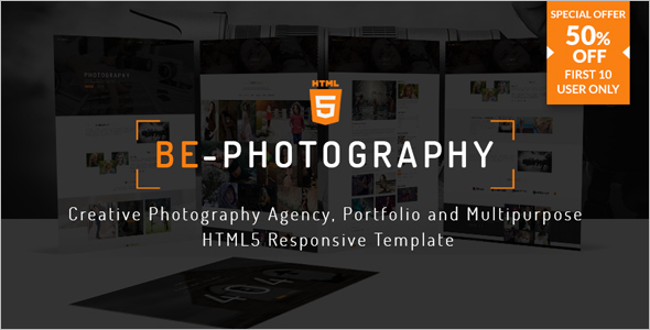 Creative Photography Agency Bootstrap Theme