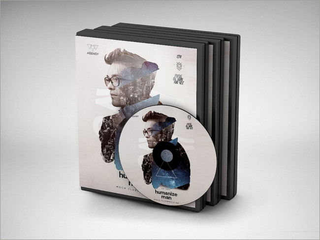 DVD Disk & Cover Mockups
