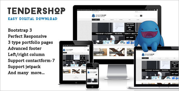 Doownload Marketing WordPress template
