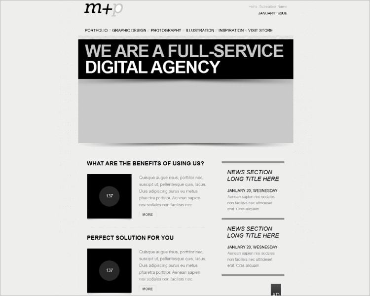 E-commerce HTML Email Template