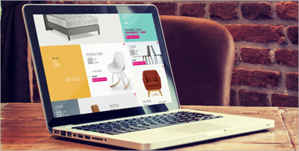 E-commerce Web Layout Template