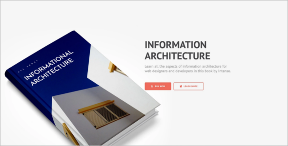 Ebook Architechure landing Page Template