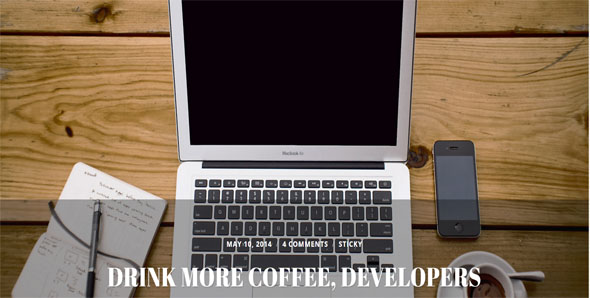 Elegant FullScreen Website template