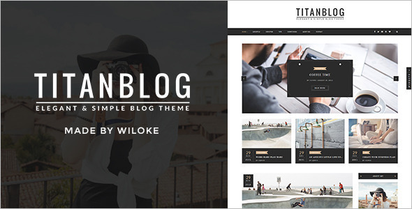 Elegant Writer WordPress Template