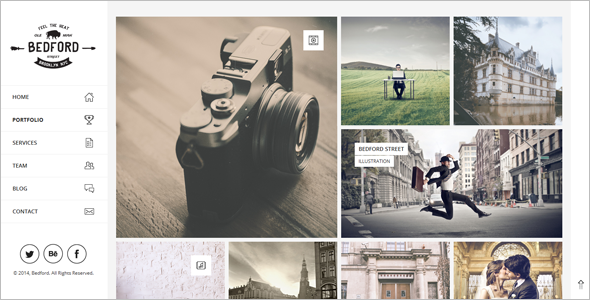 Flexible Grid Portfolio WordPress Theme