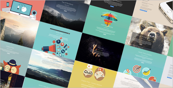 28+ Full-Screen Website Templates Free Web Themes | Creativetemplate