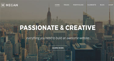 HTML Mega Menu Template