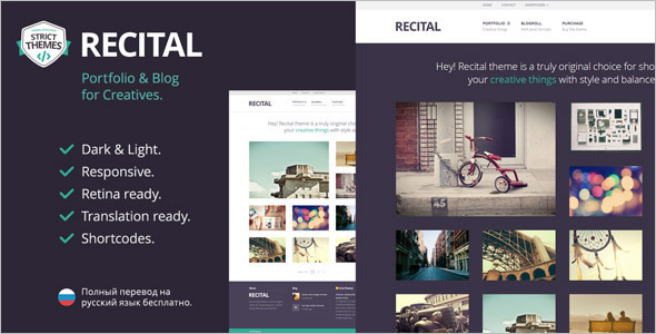 Illustration Portfolio WordPress Template