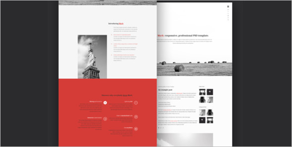 Market Website Layout Template