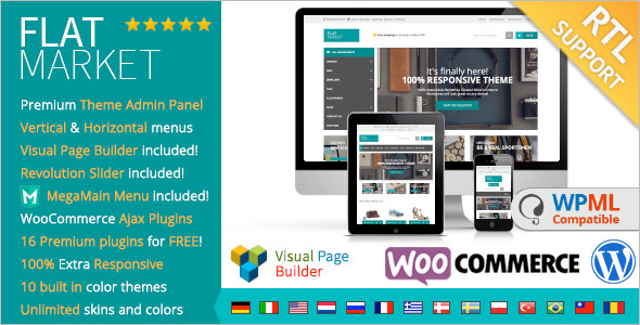 Market WordPress template