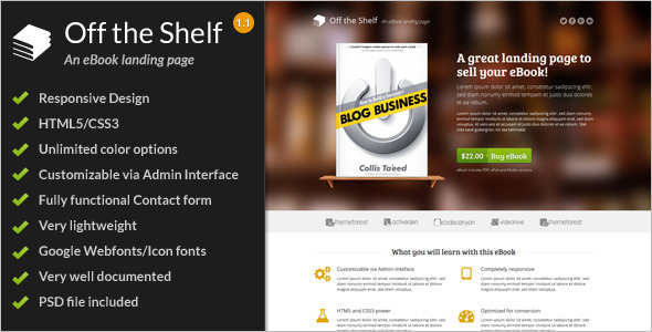 Marketing Ebook Landingpage Template
