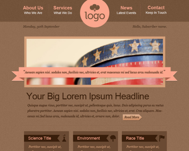 Minimalist HTML Email Template
