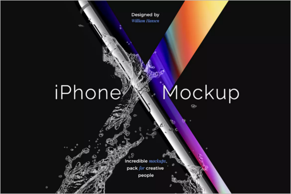 Minimalistic iPhone Mockup Design