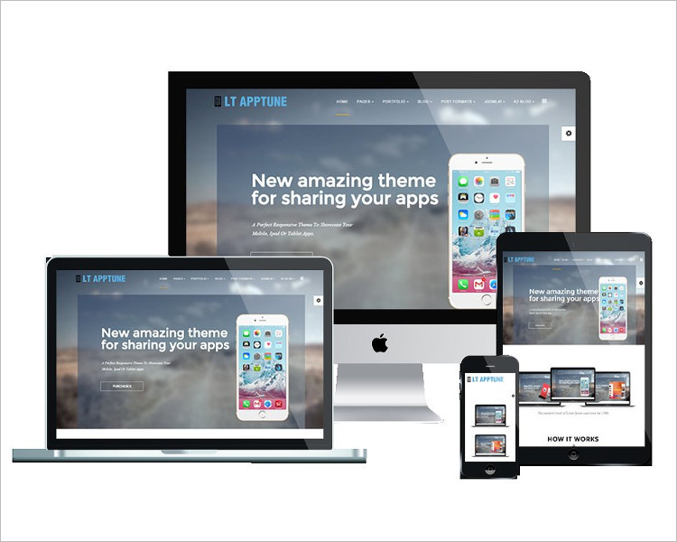Mobile App Joomla Template
